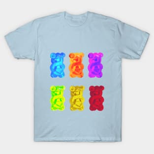 Ositos de gomitas estilo diamante T-Shirt